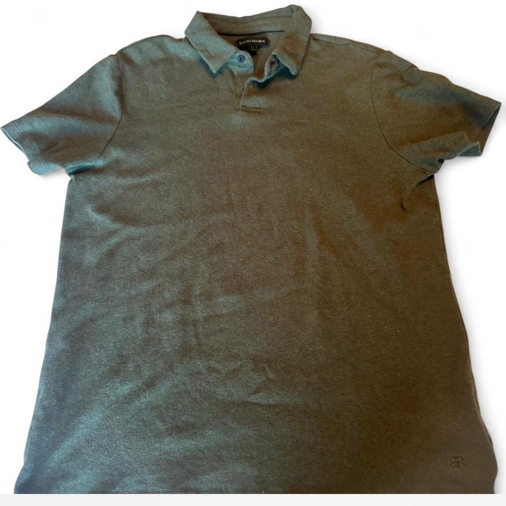 Banana Republic Olive Polo Shirt 100% Cotton
